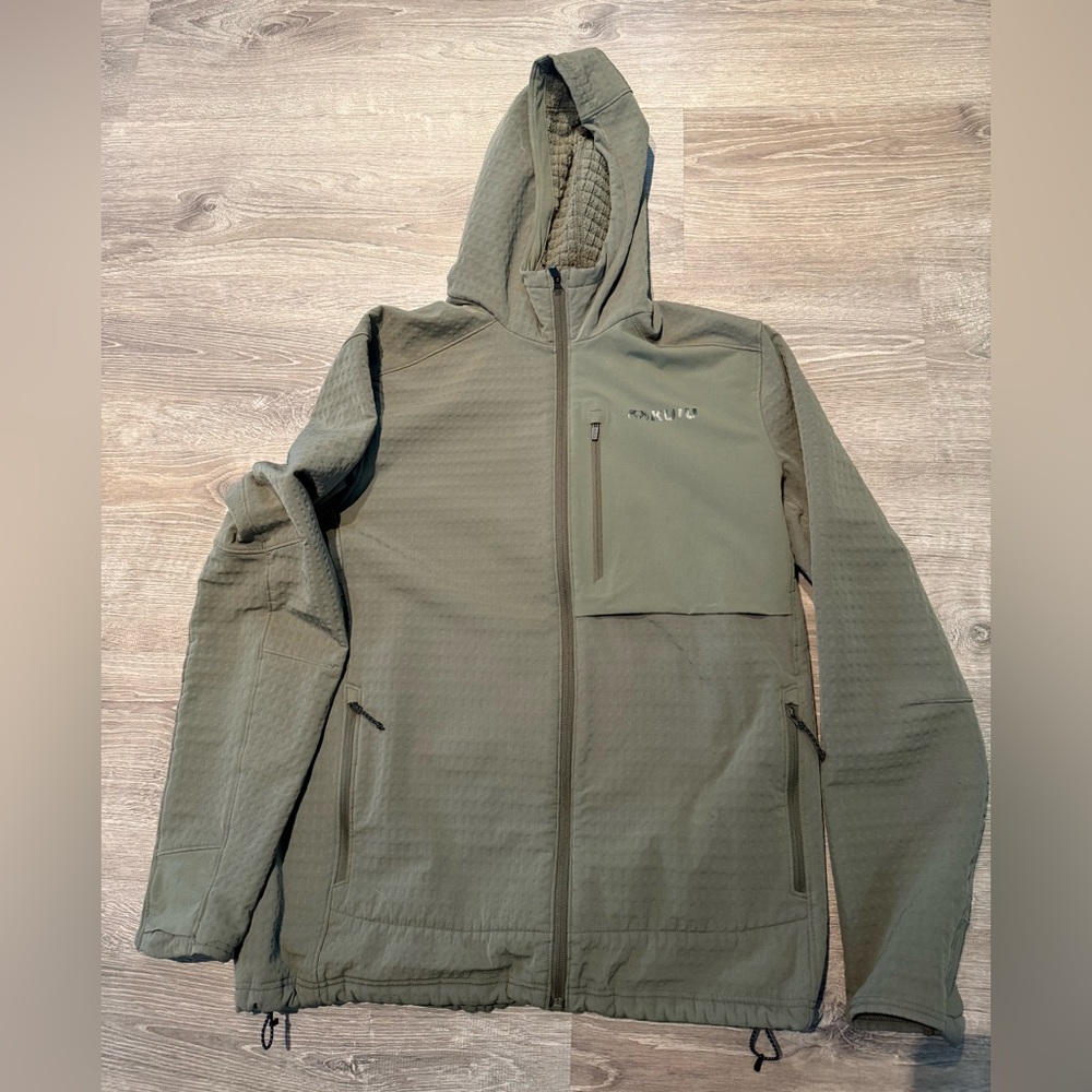 KUIU Men's Blockfield Fleece- Full Zip w/ Hoodie